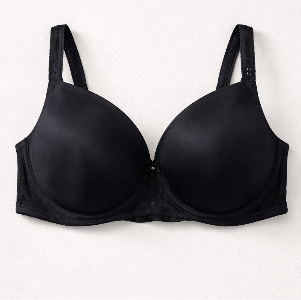 157 Torrid 3X Ptp 22" Elegant Black Bra